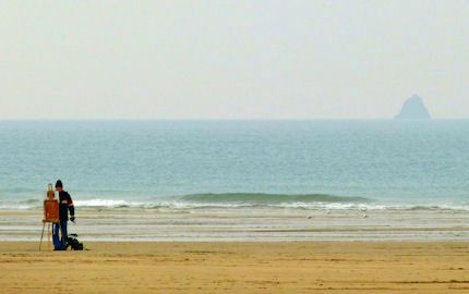 Perranporth Beach in Cornwall is a picture of perfection